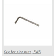 Key for slot nuts (lục giác vặn ốc)